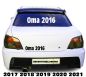 Preview: Autoaufkleber Autotattoo Oma 2016 2017 2018 2019...